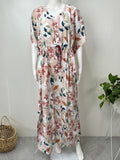Cream Premium Rayon Fabric Kaftan