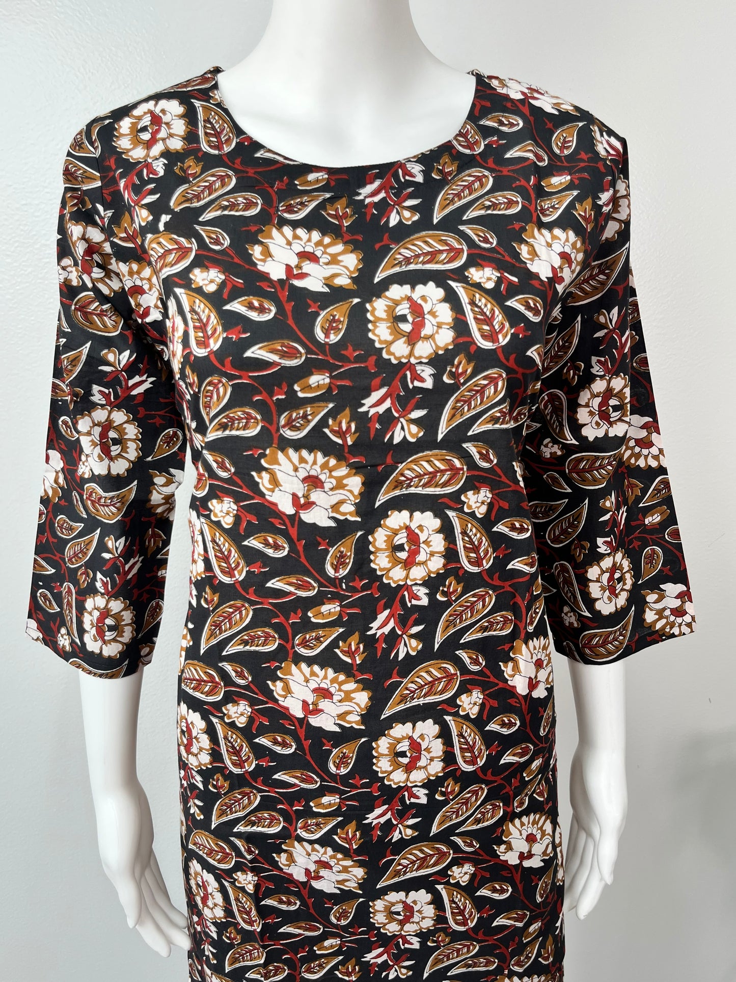 Graceful Handblock Printed Pure Cotton Night Suit