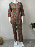 Bohemian Paisley Cotton Co-ord Set