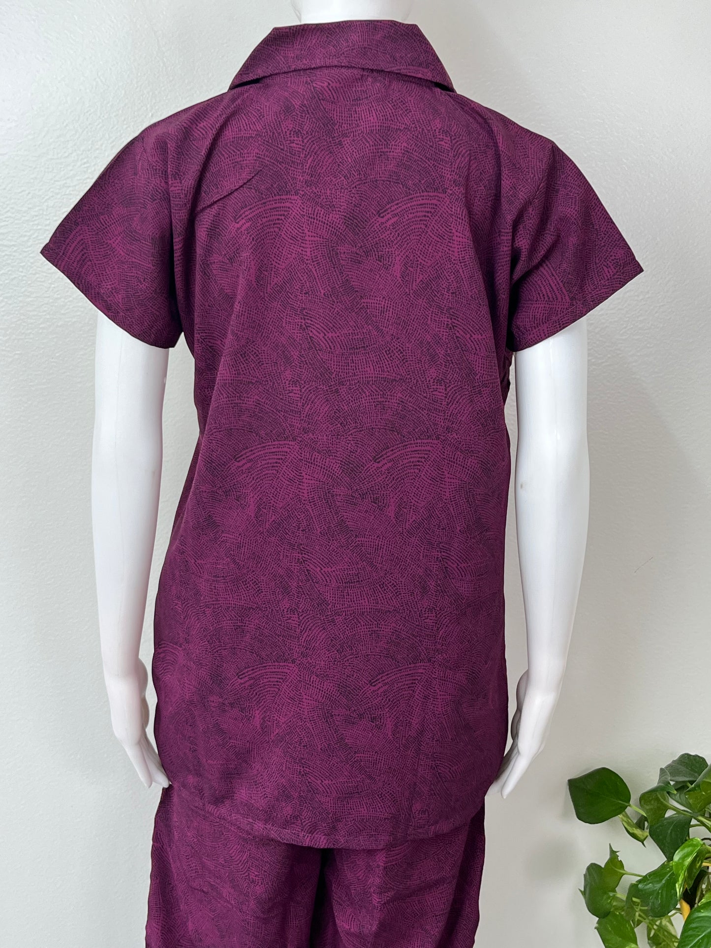 Comfort Fit Rayon Night Suit- Half Sleeves
