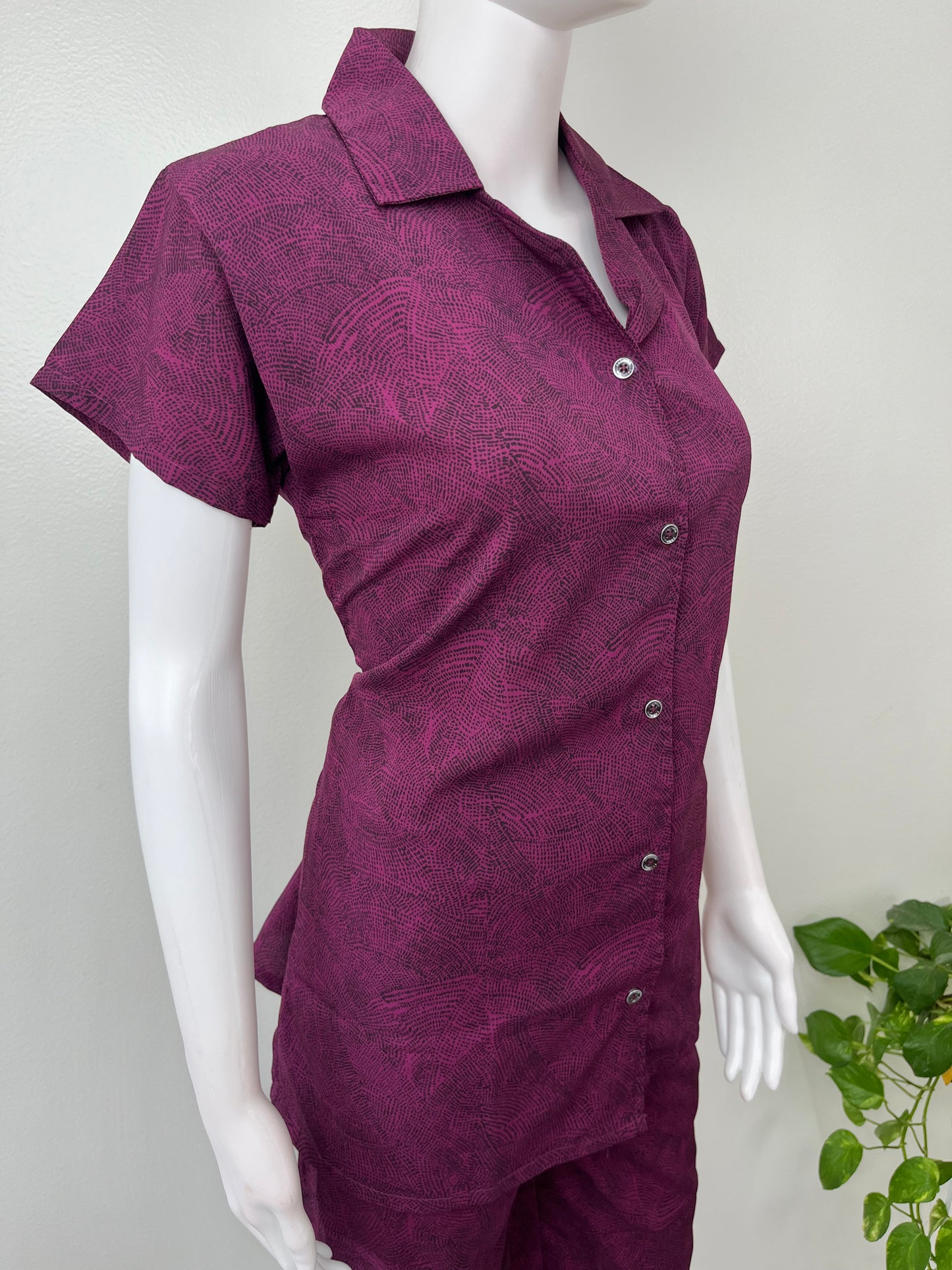 Comfort Fit Rayon Night Suit- Half Sleeves