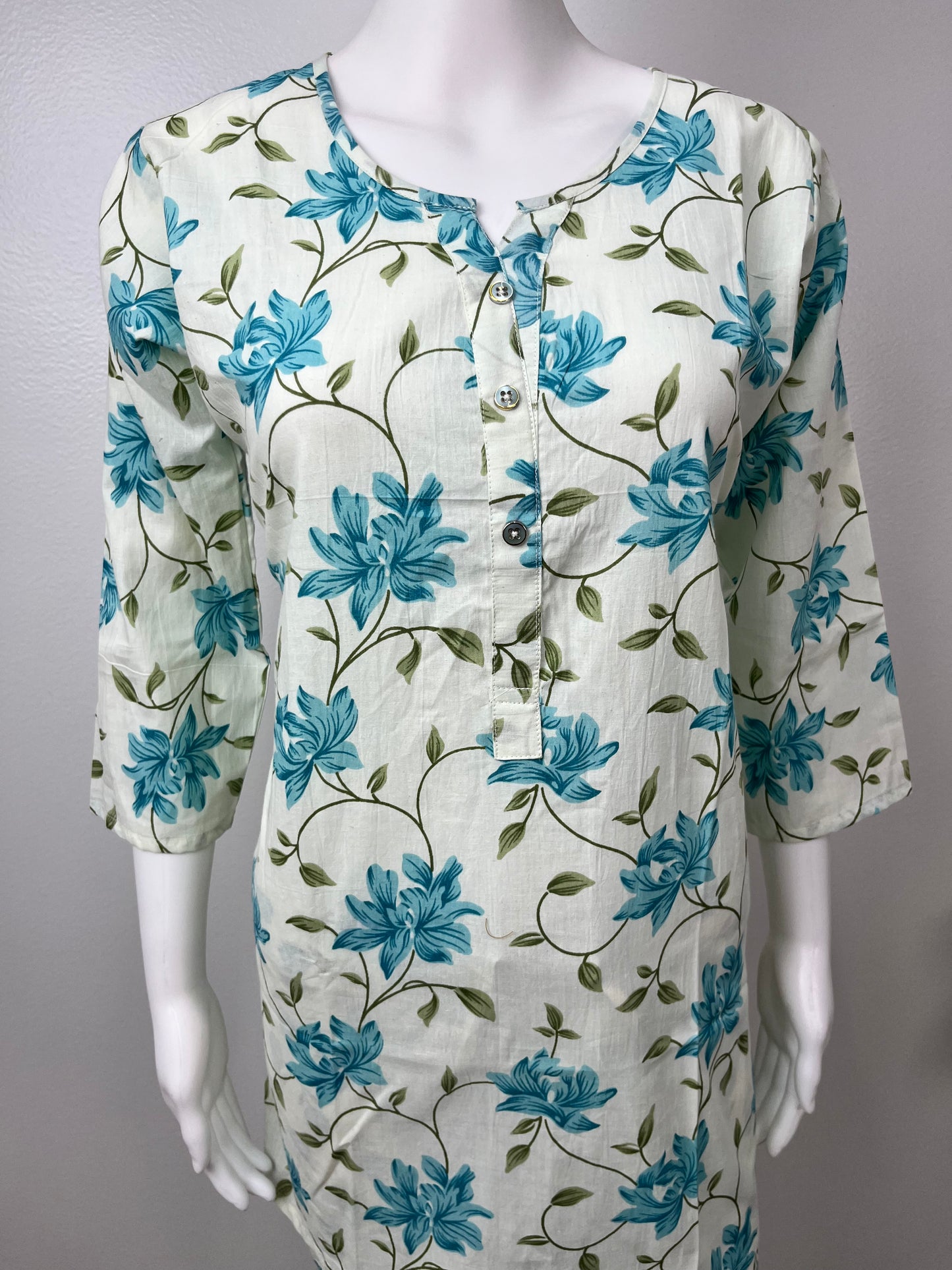 Midnight Bloom Cotton Loungewear Set