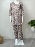 Pastel Hues 100% Cotton Co-ord Set