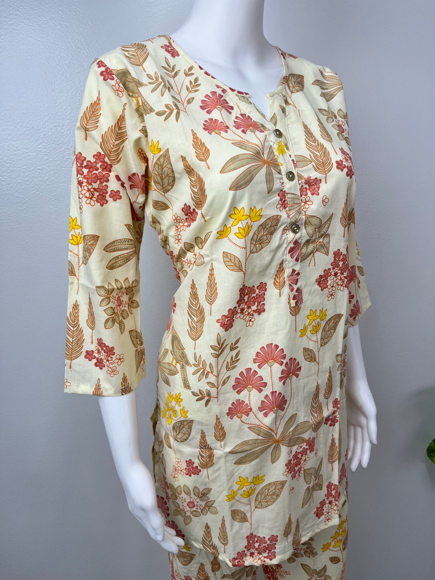 Golden Hour Pure Cotton Fabric Co-ord Set