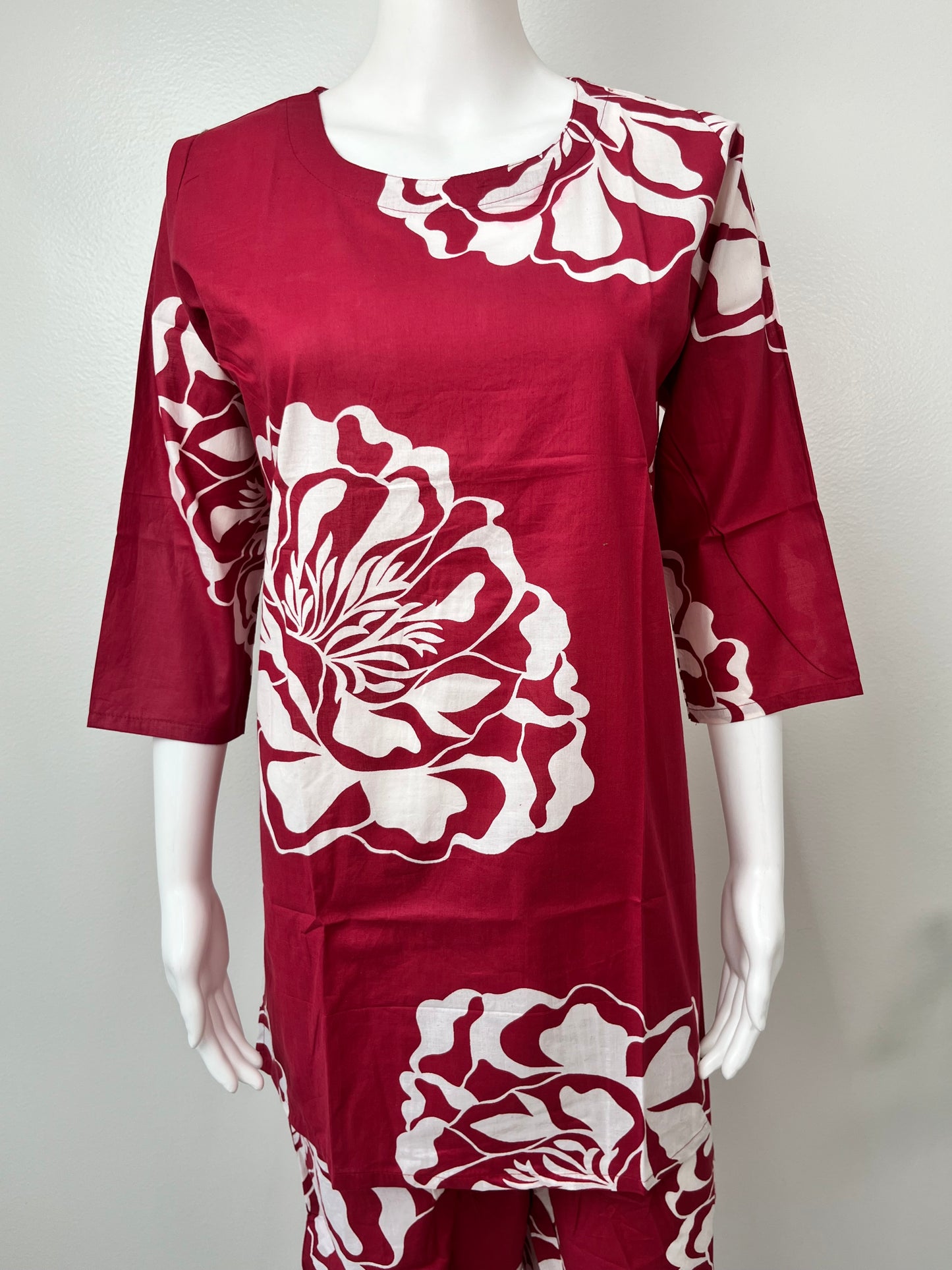 Ruby Petal Pure Cotton Women's Night Suit