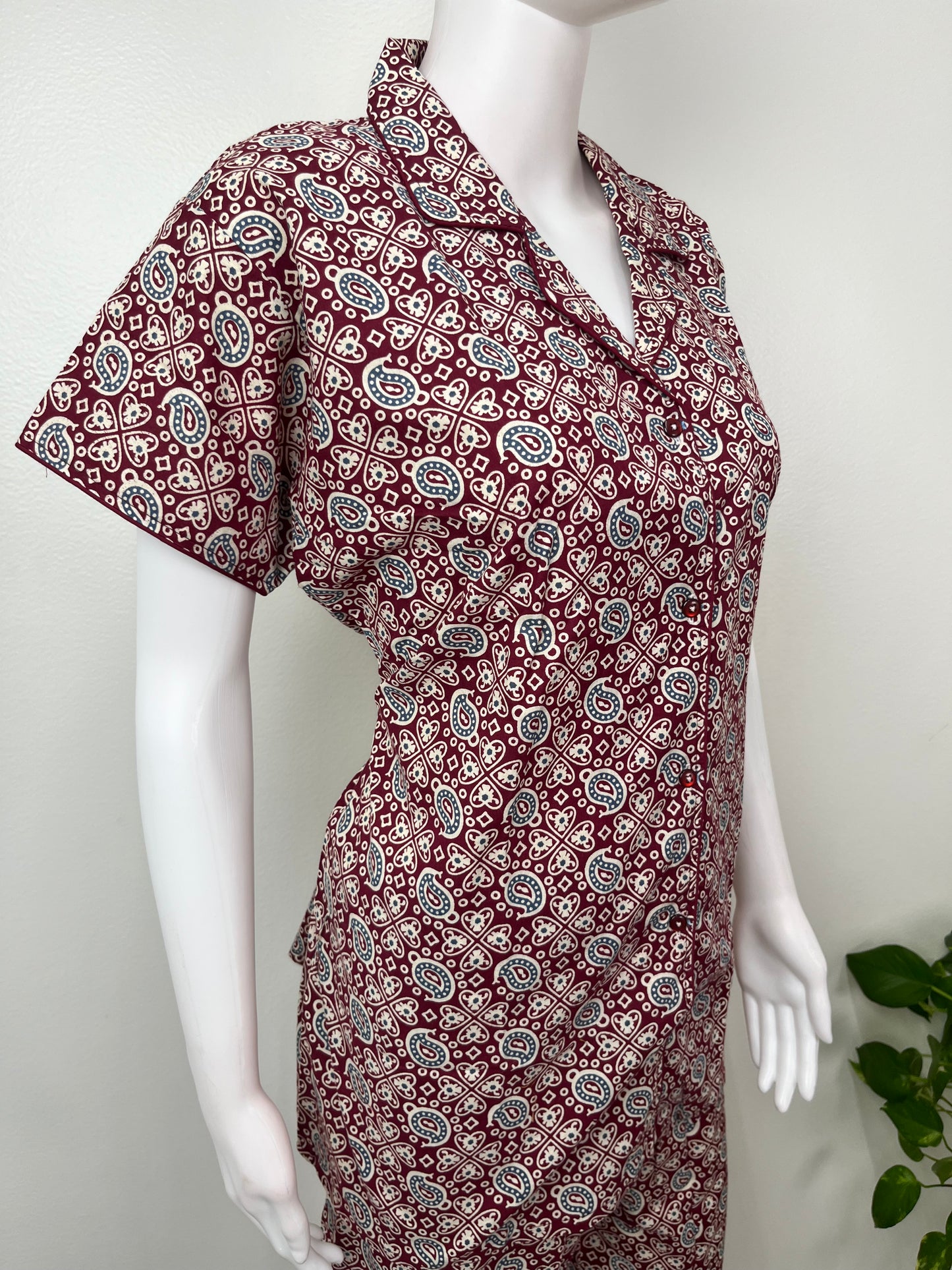 Relaxed Cotton Shirt & Pant Night Suit
