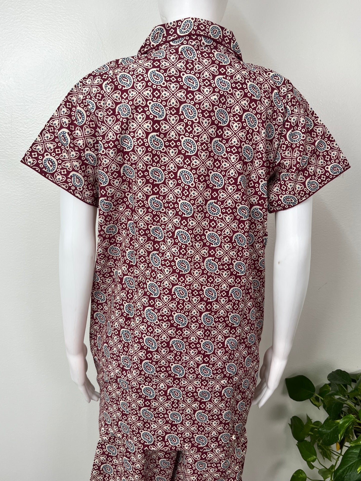 Relaxed Cotton Shirt & Pant Night Suit