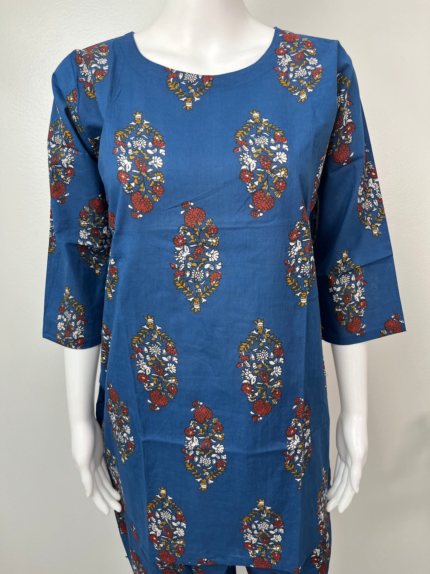Blue Pure Cotton Night Suit