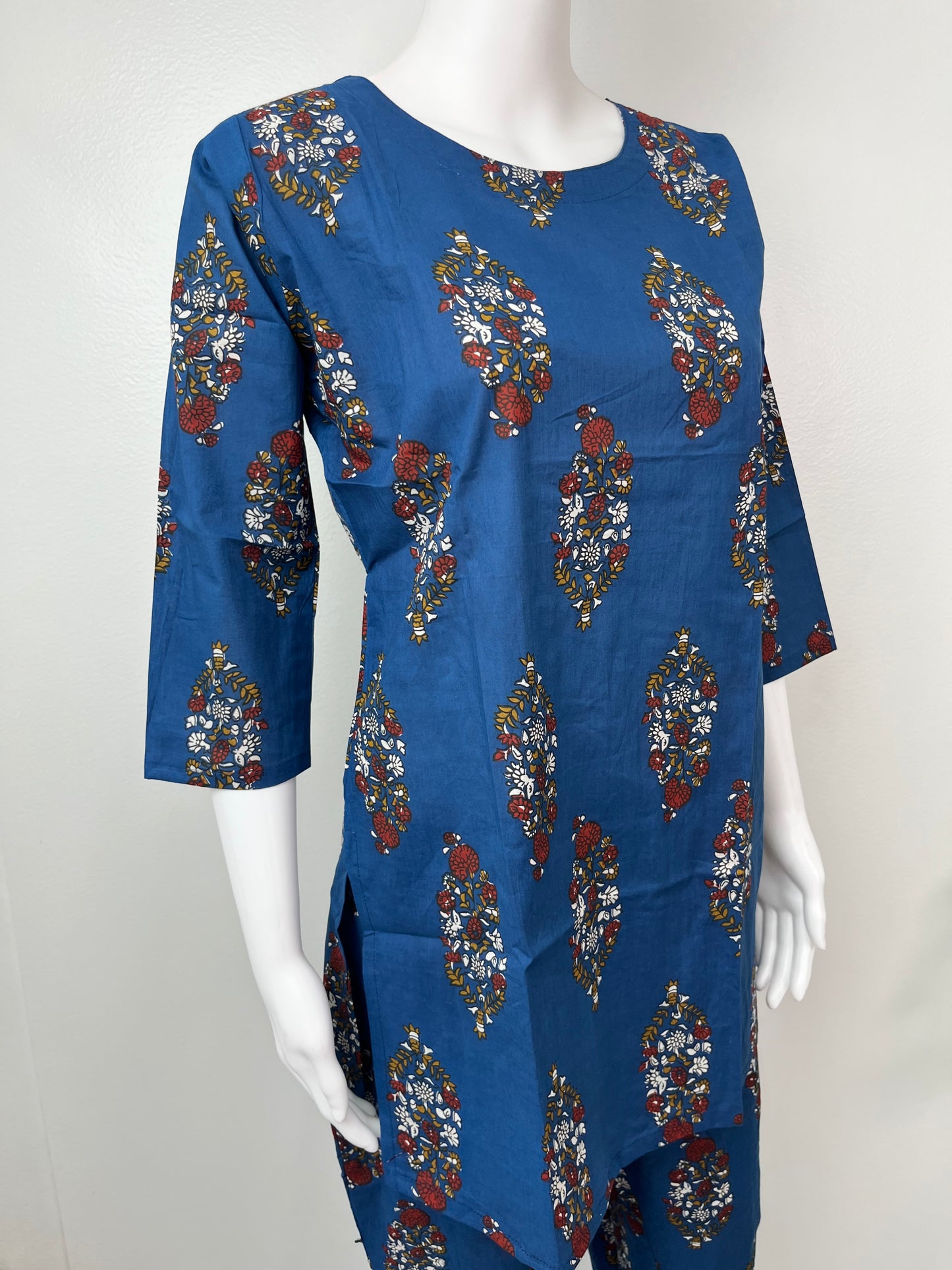 Blue Pure Cotton Night Suit