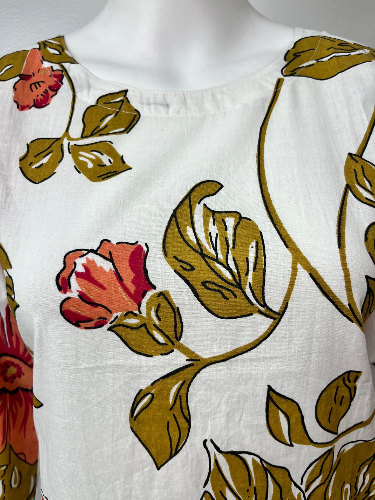 Scarlet Bloom Cotton Co-ord Set