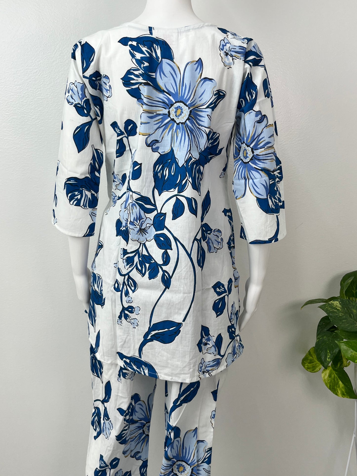 Indigo Garden Pure Cotton Co-ord for Women