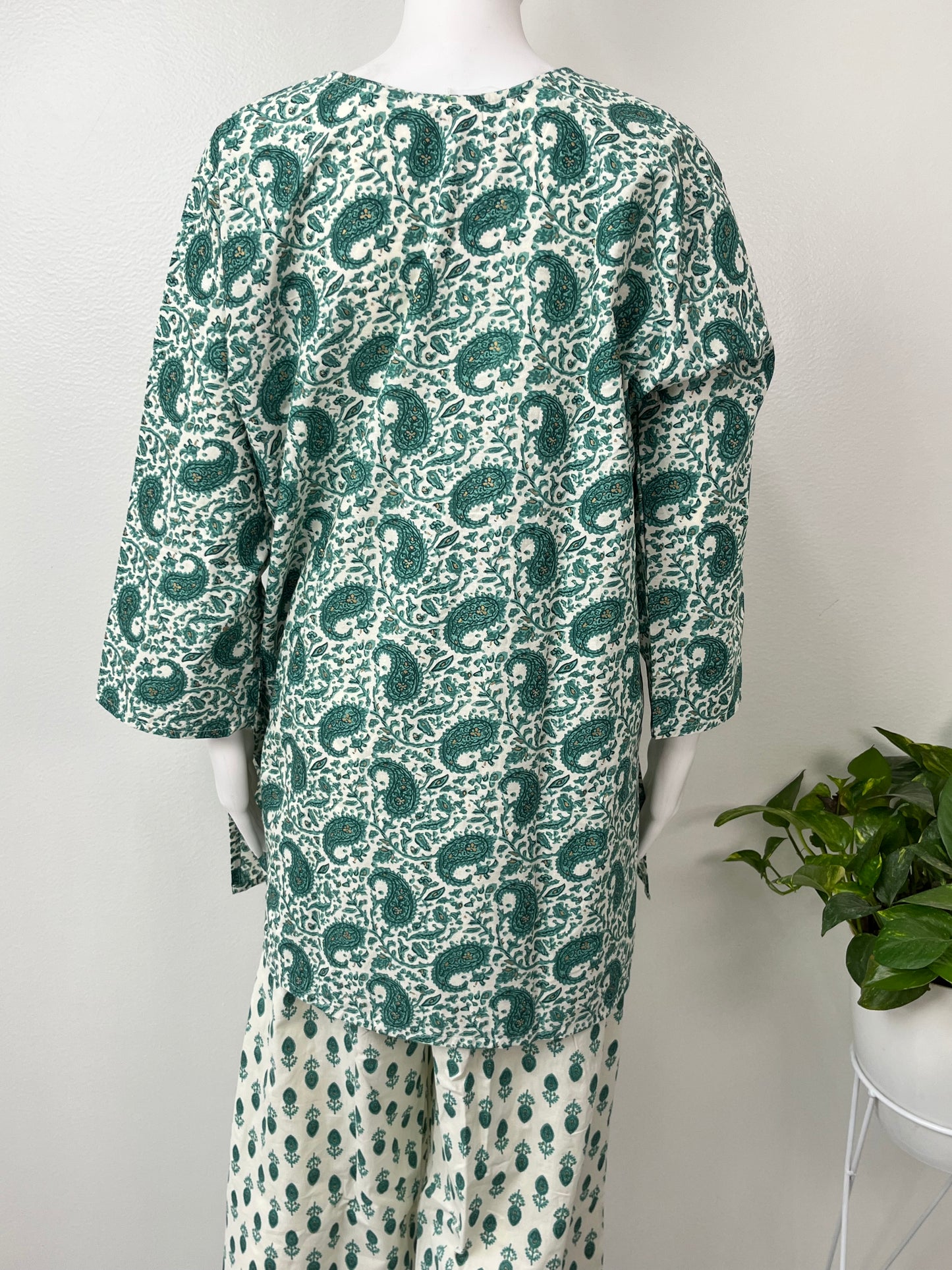Plus Size Pure Cotton Co-ord Set