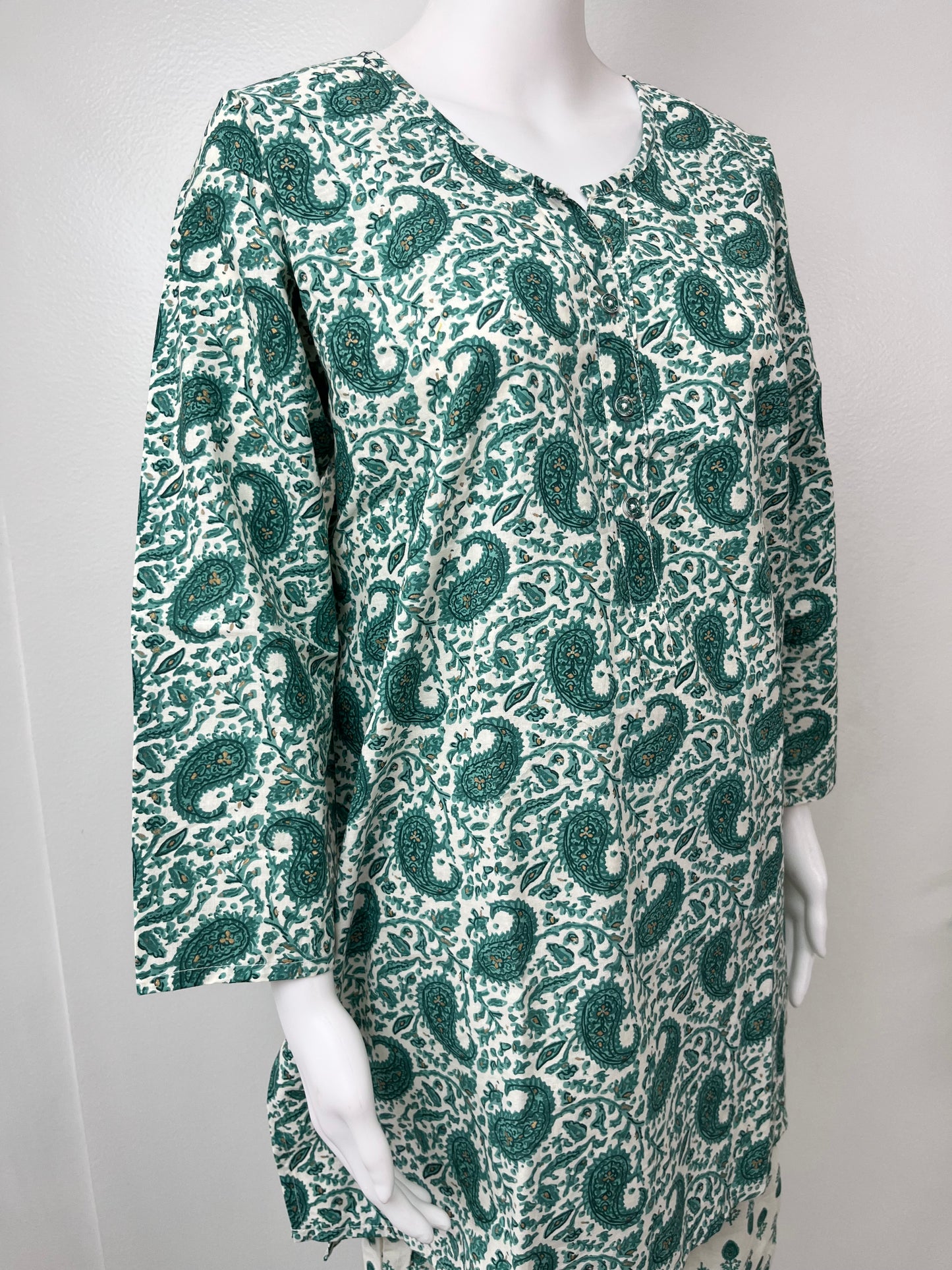 Plus Size Pure Cotton Co-ord Set