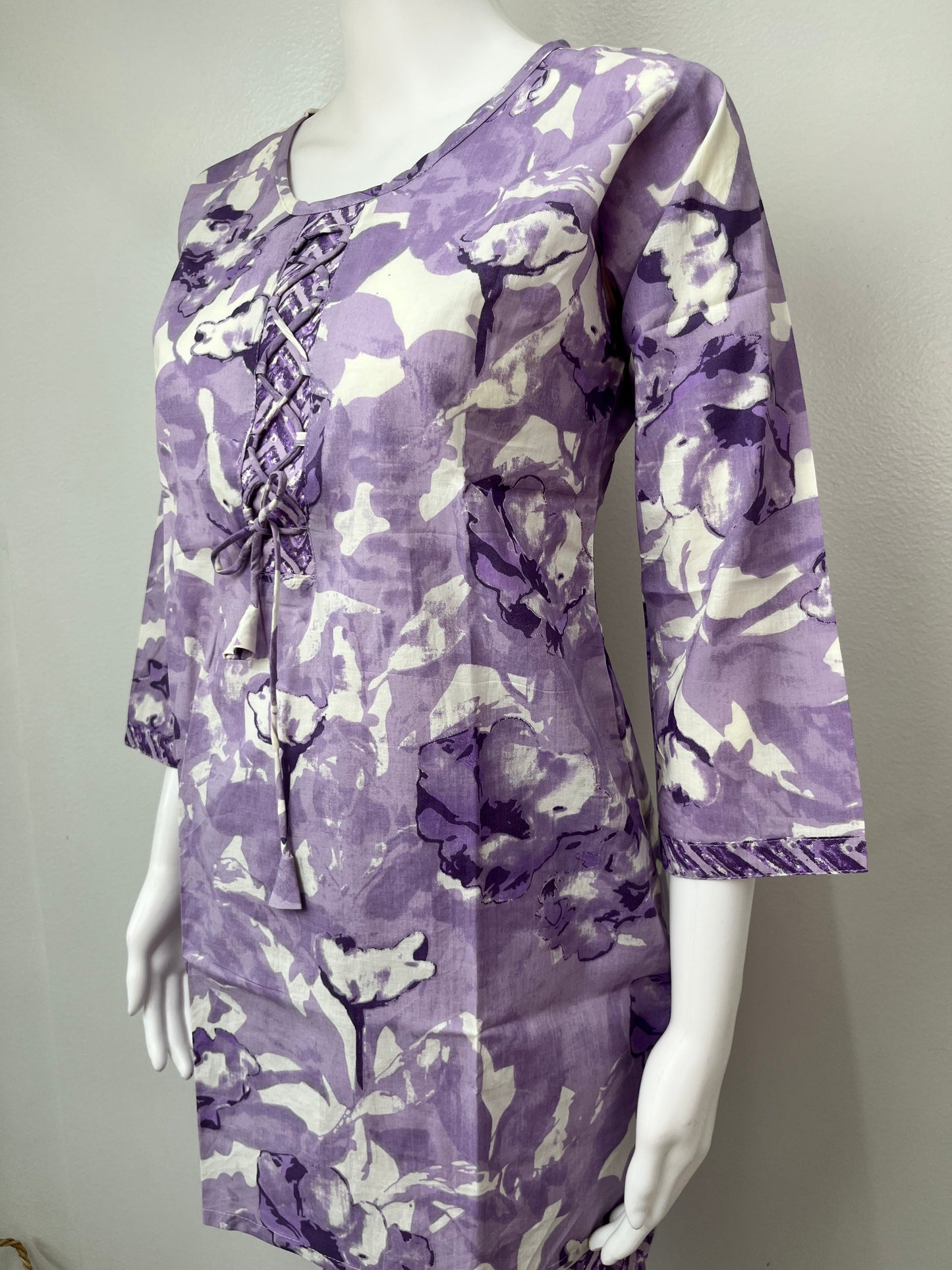 Lavender Bloom Cotton Loungewear Set