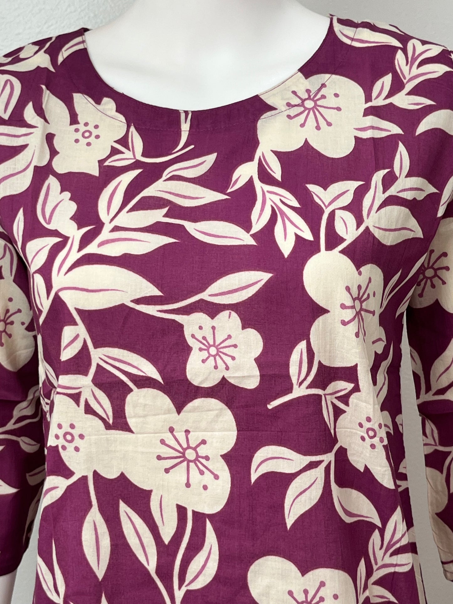 Berry Floral Cotton Lounge Set