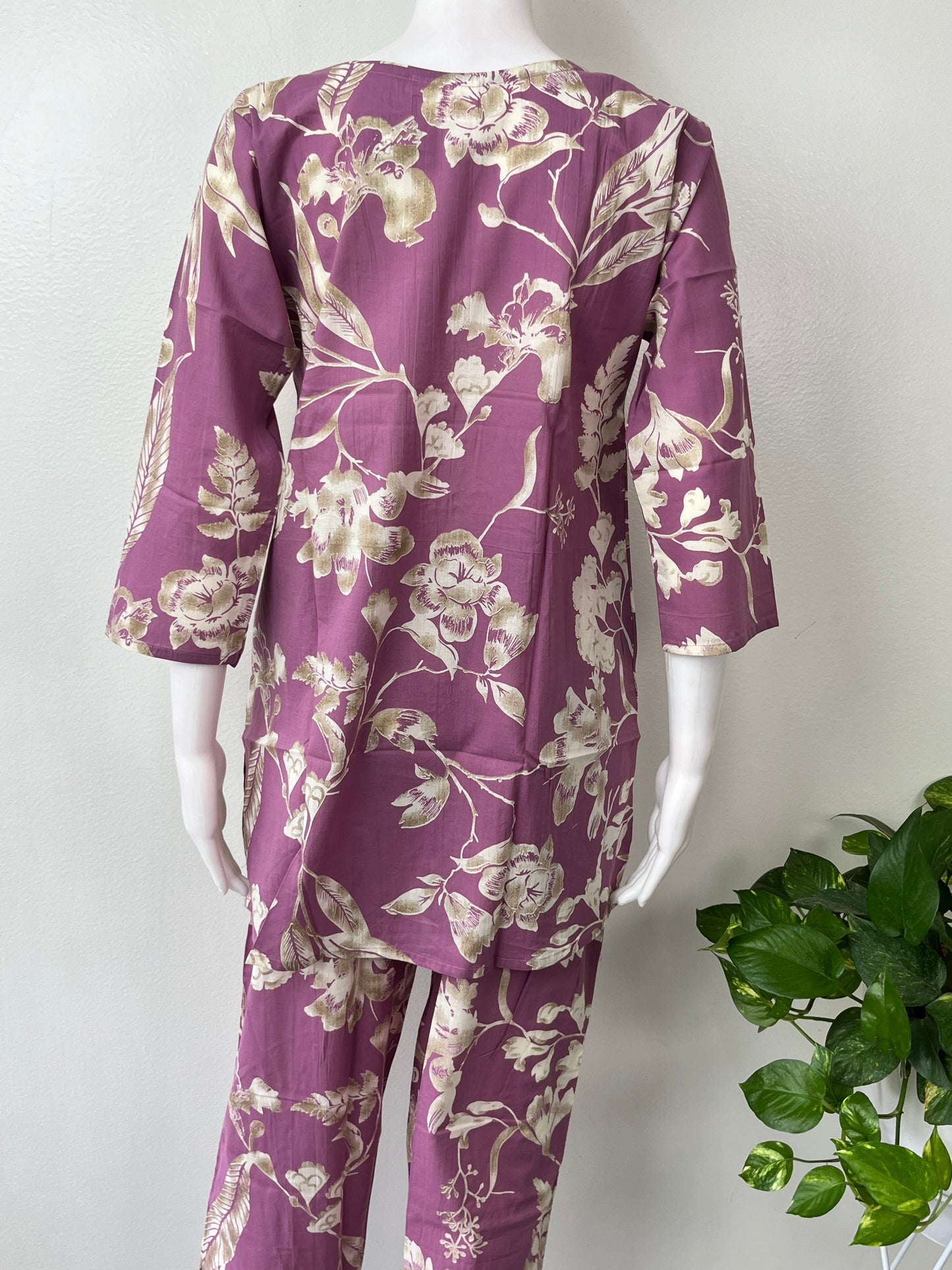 Lilac Grove Pure Cotton Nightwear Set