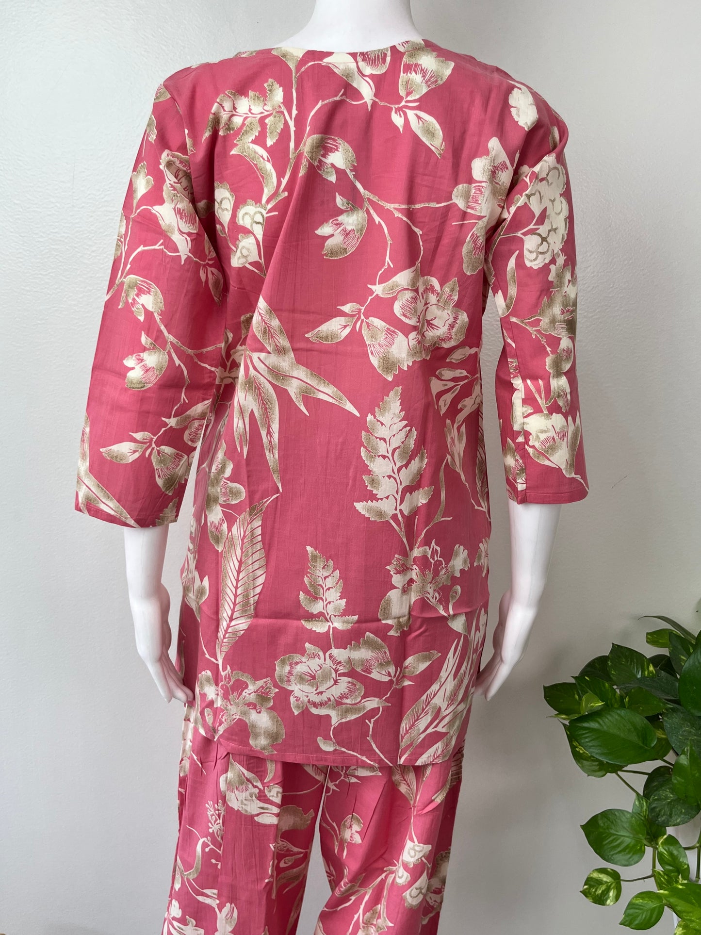 Peachy Bliss Pure Cotton Night Suit