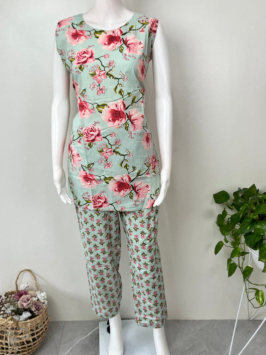 Soft Cotton Lounge Night Suit