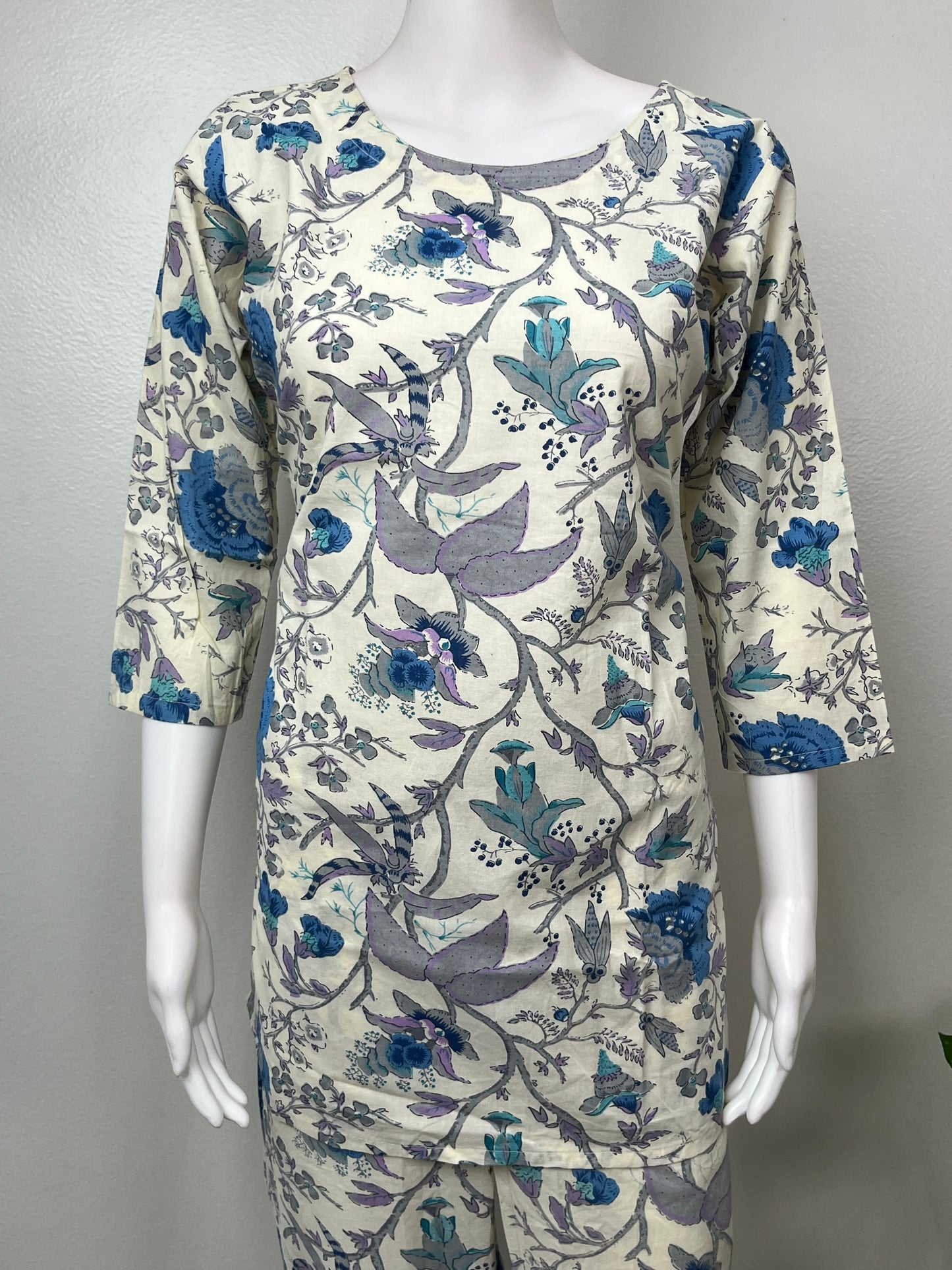 Sky Garden Pure Cotton Night Suit