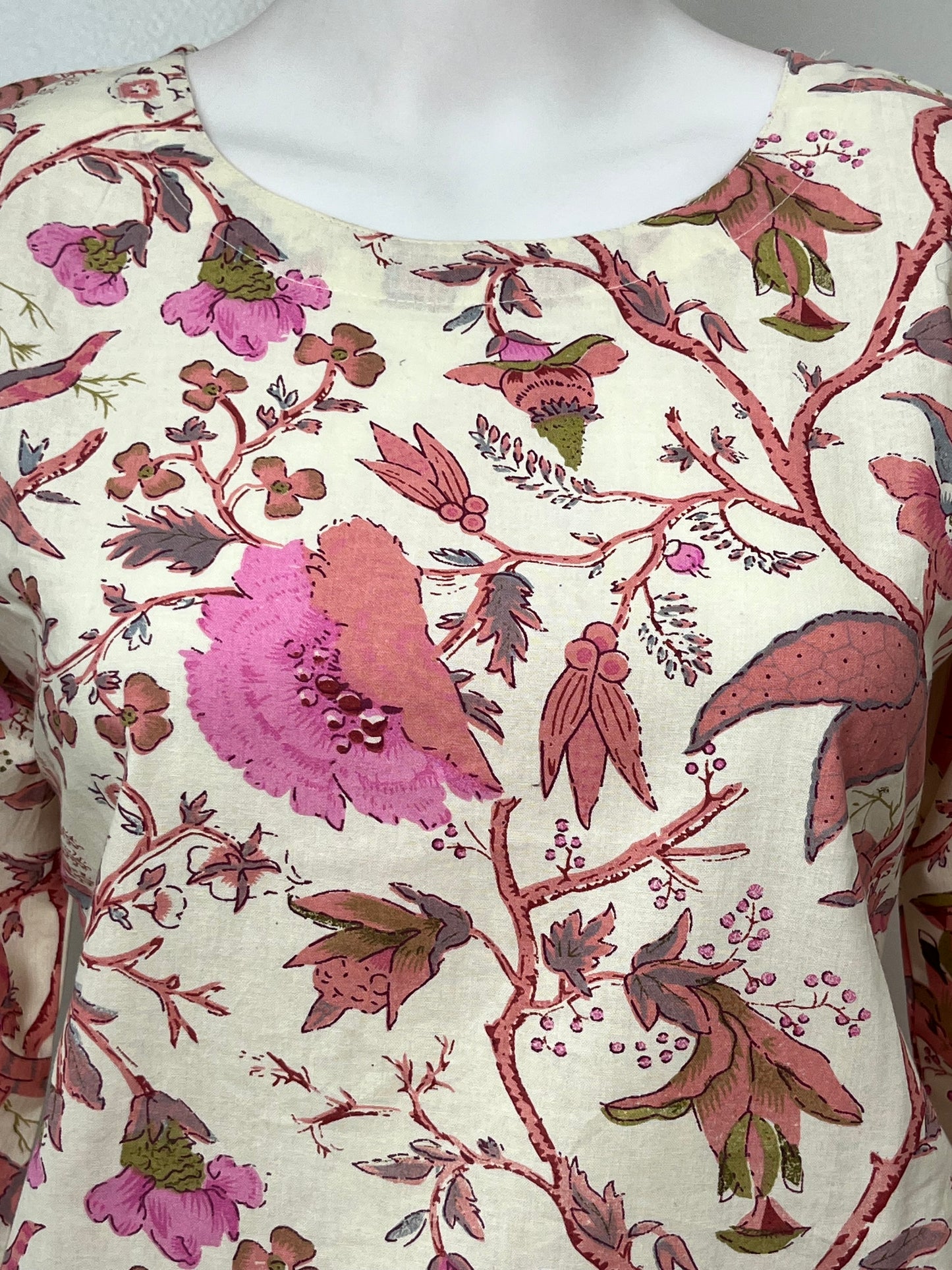Blush Bloom Pure Cotton Night Suit