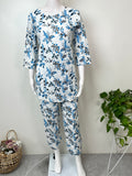 Soft Cotton Lounge Night Suit- Floral Print