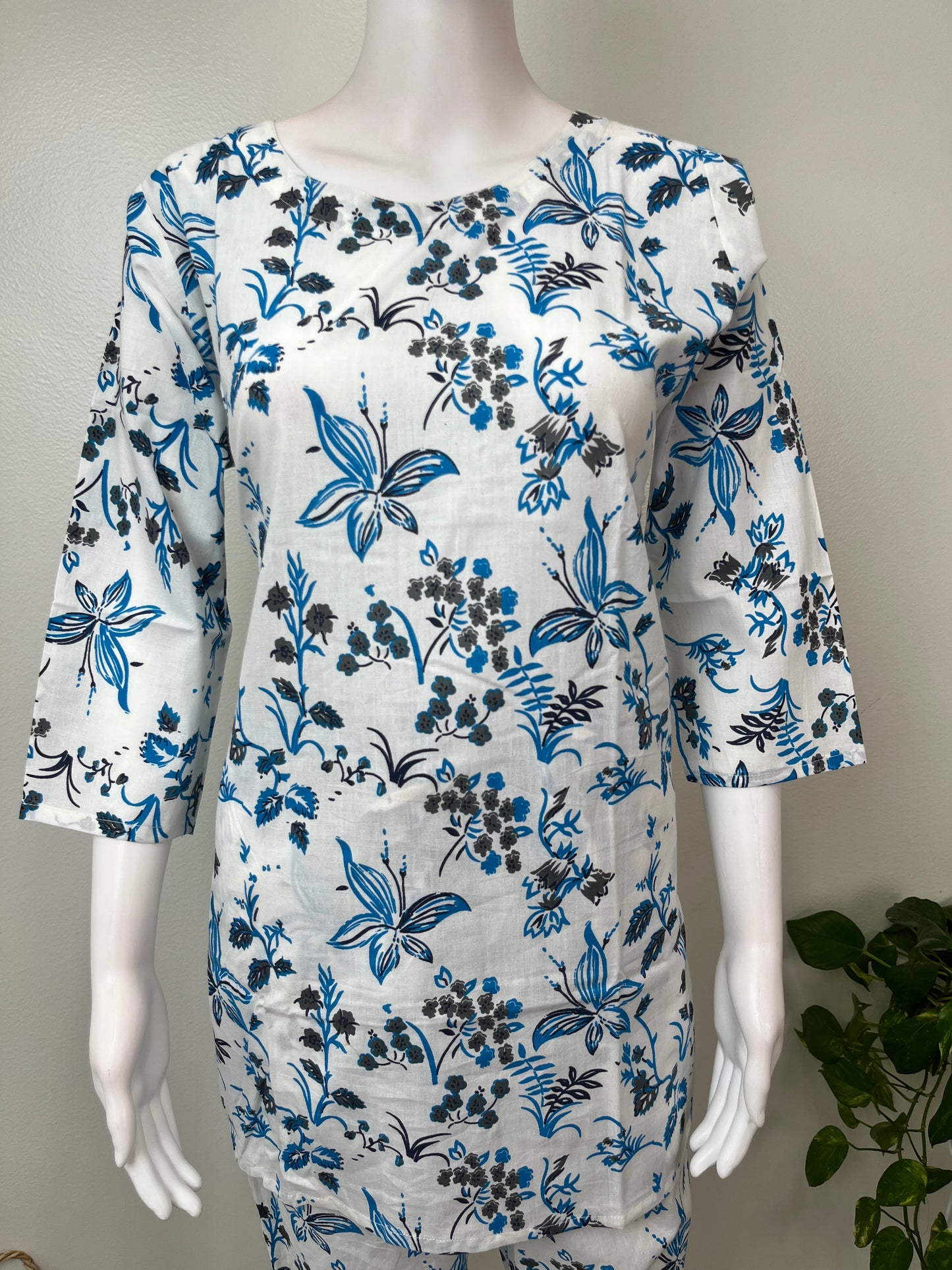 Soft Cotton Lounge Night Suit- Floral Print