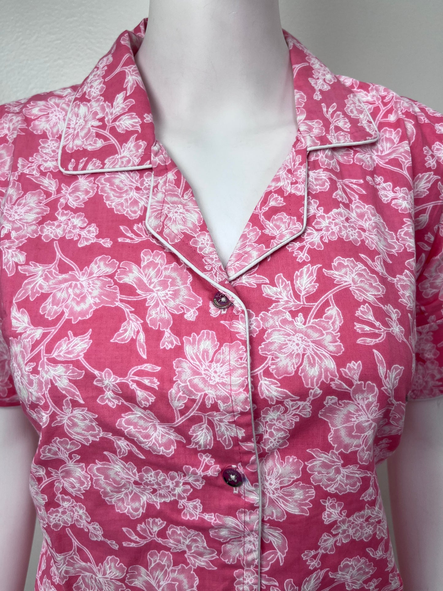 Everyday Cotton Nightwear- Button Top & Botton Set