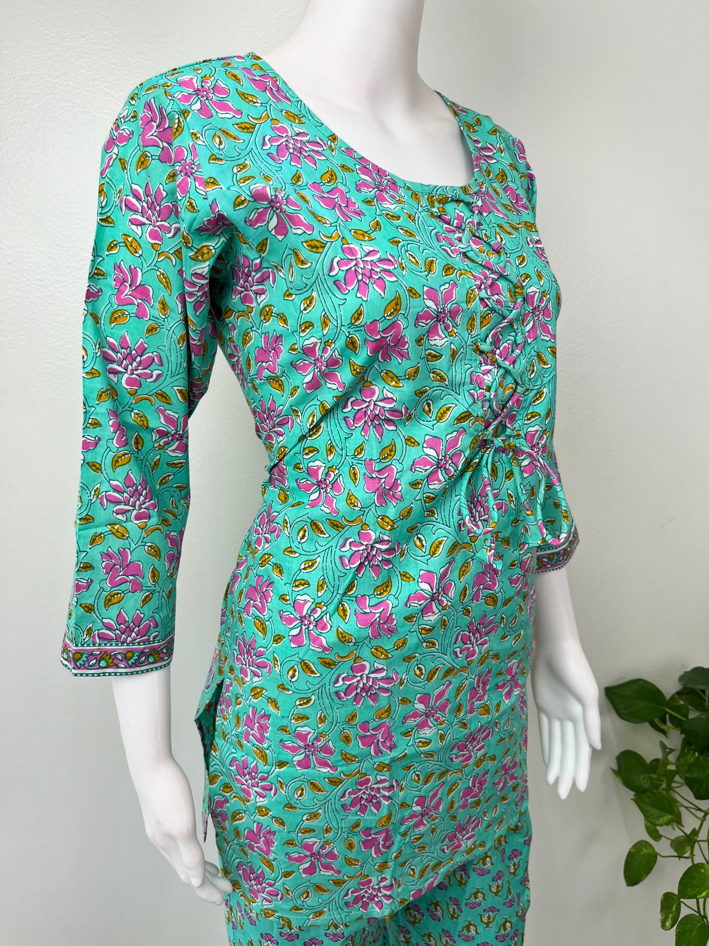 Women's Night Suit in Cotton- Relaxed Co-ord Style
