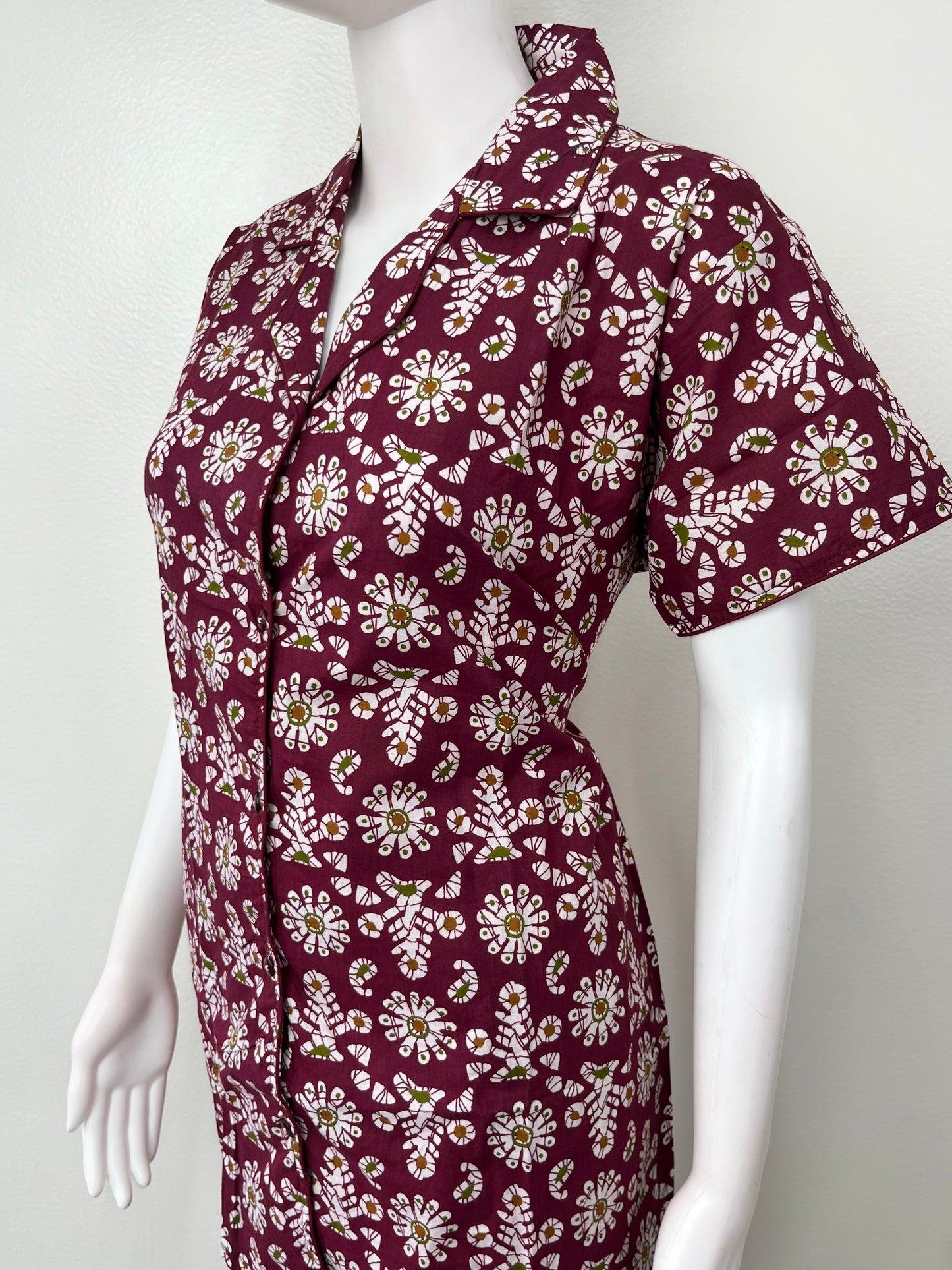 Everyday Cotton Nightwear- Button Top & Bottom Set