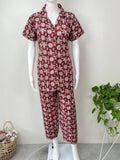 Everyday Cotton Nightwear- Button Top & Bottom Set