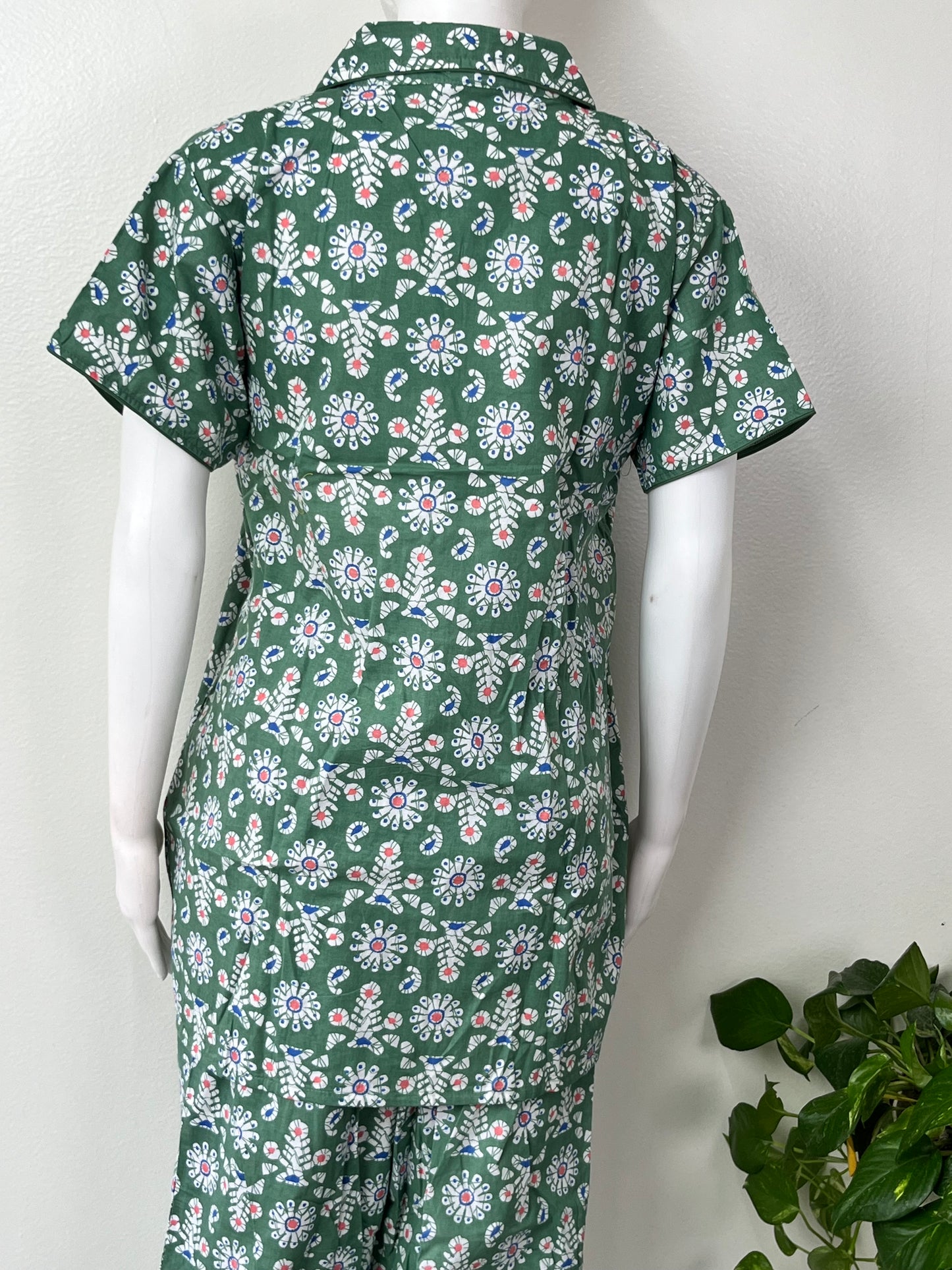 Comfort Fit Cotton Night Suit- Half Sleeves