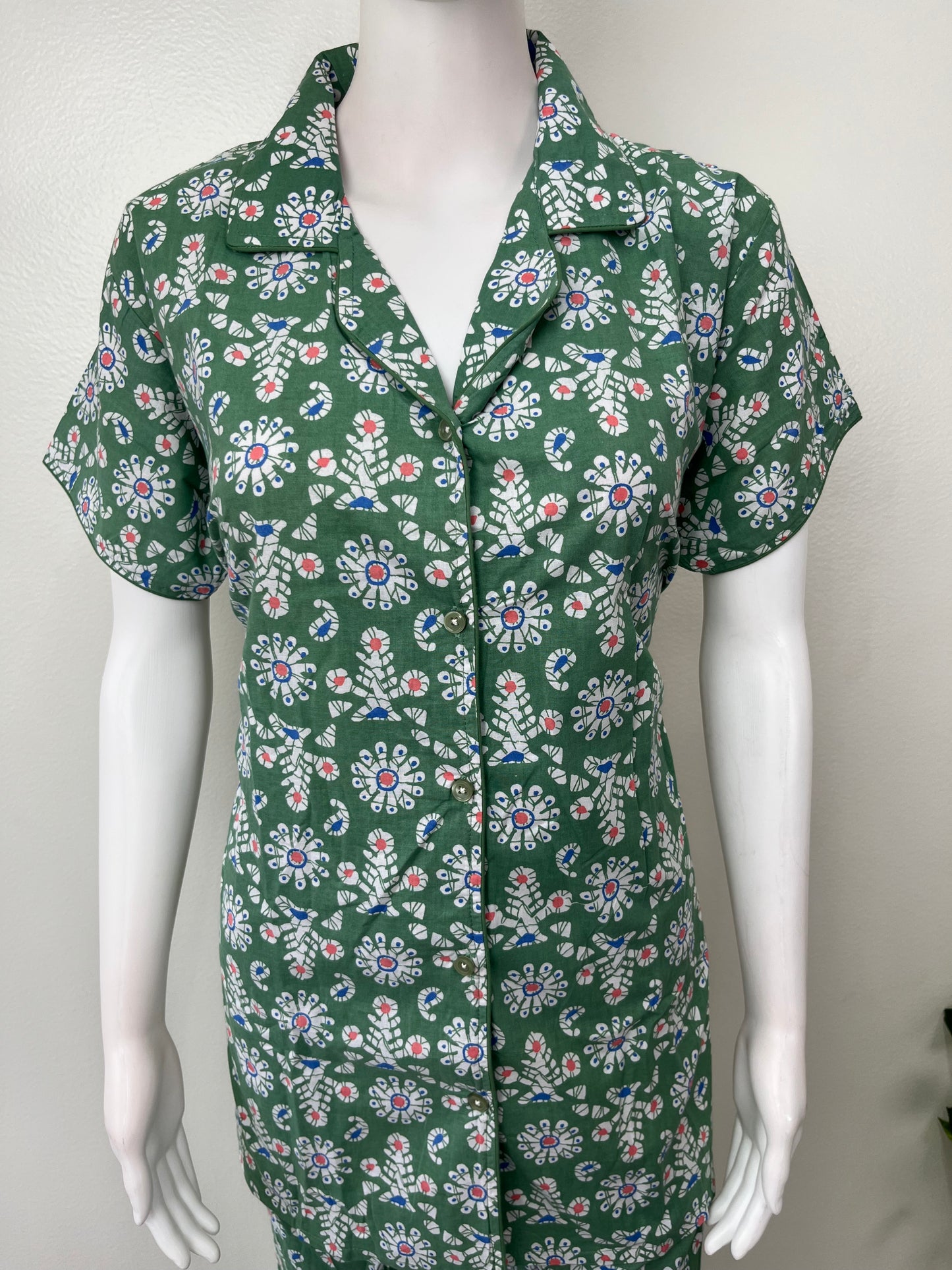 Comfort Fit Cotton Night Suit- Half Sleeves