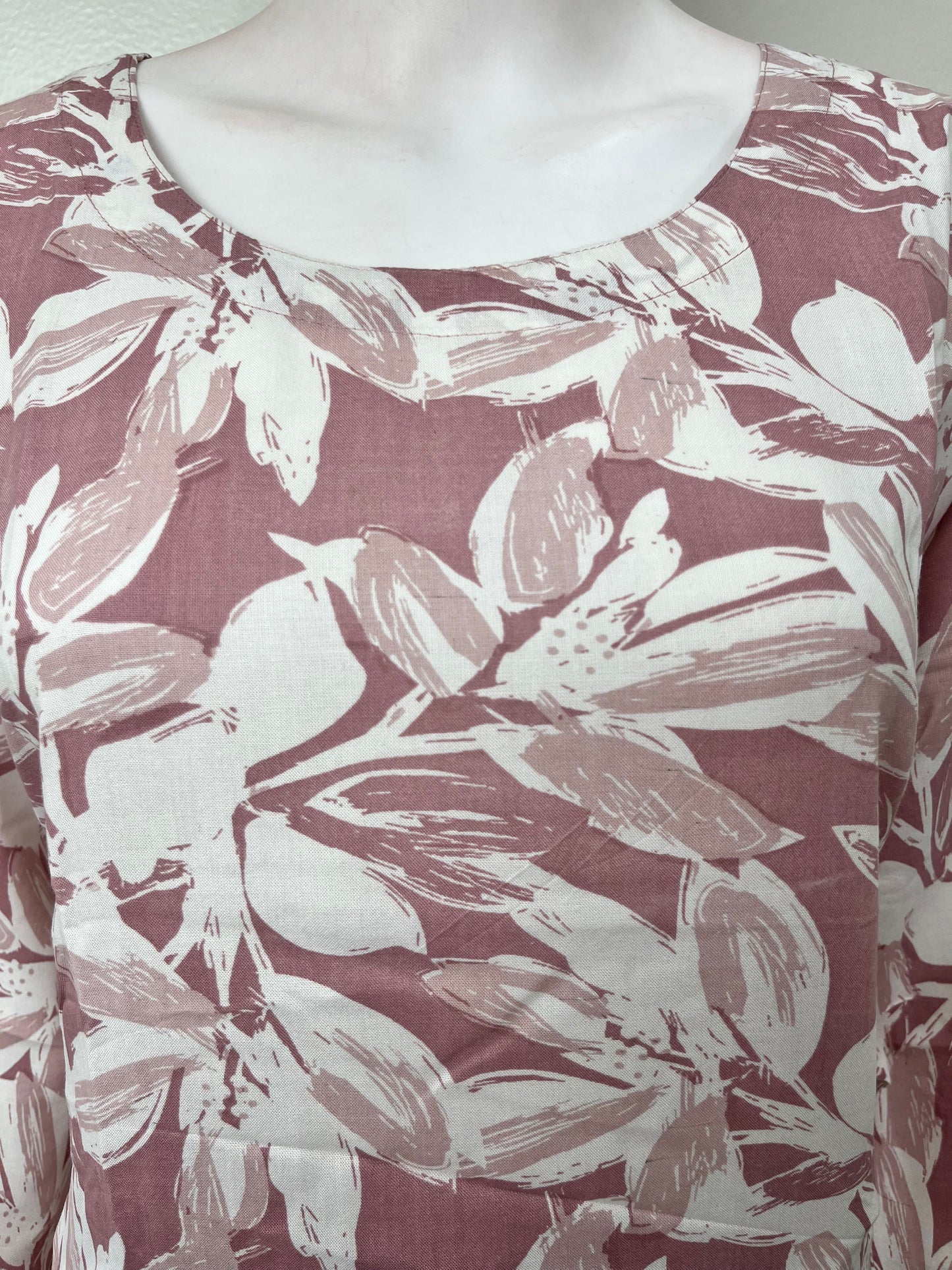 Pink Hues Rayon Night Suit