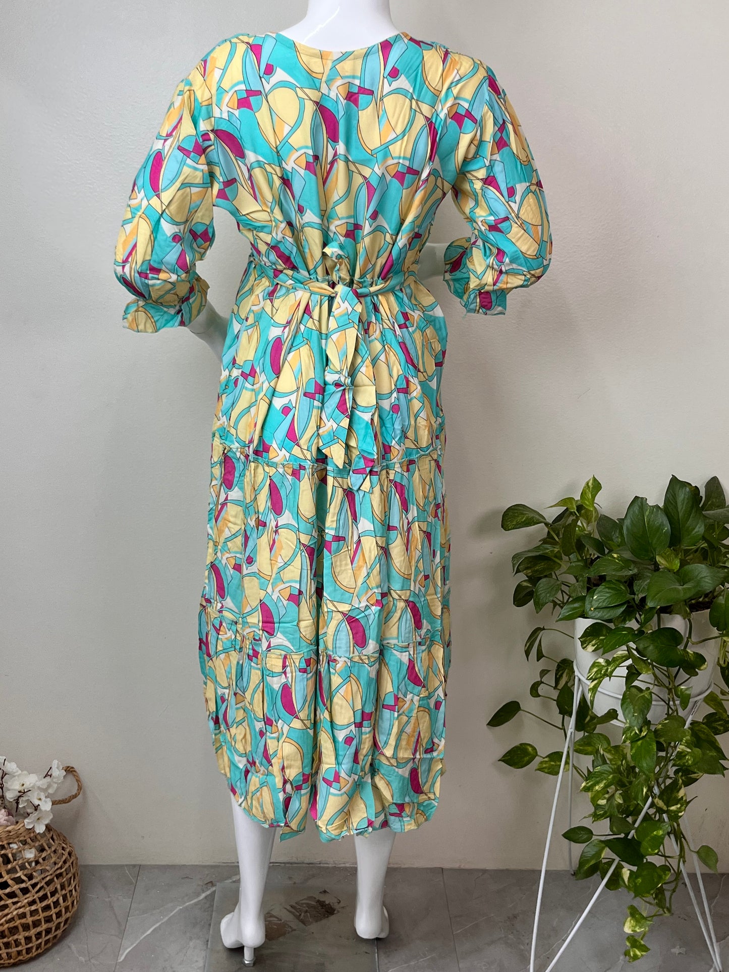 Pregnancy and Nursing Rayon Fabric Gown