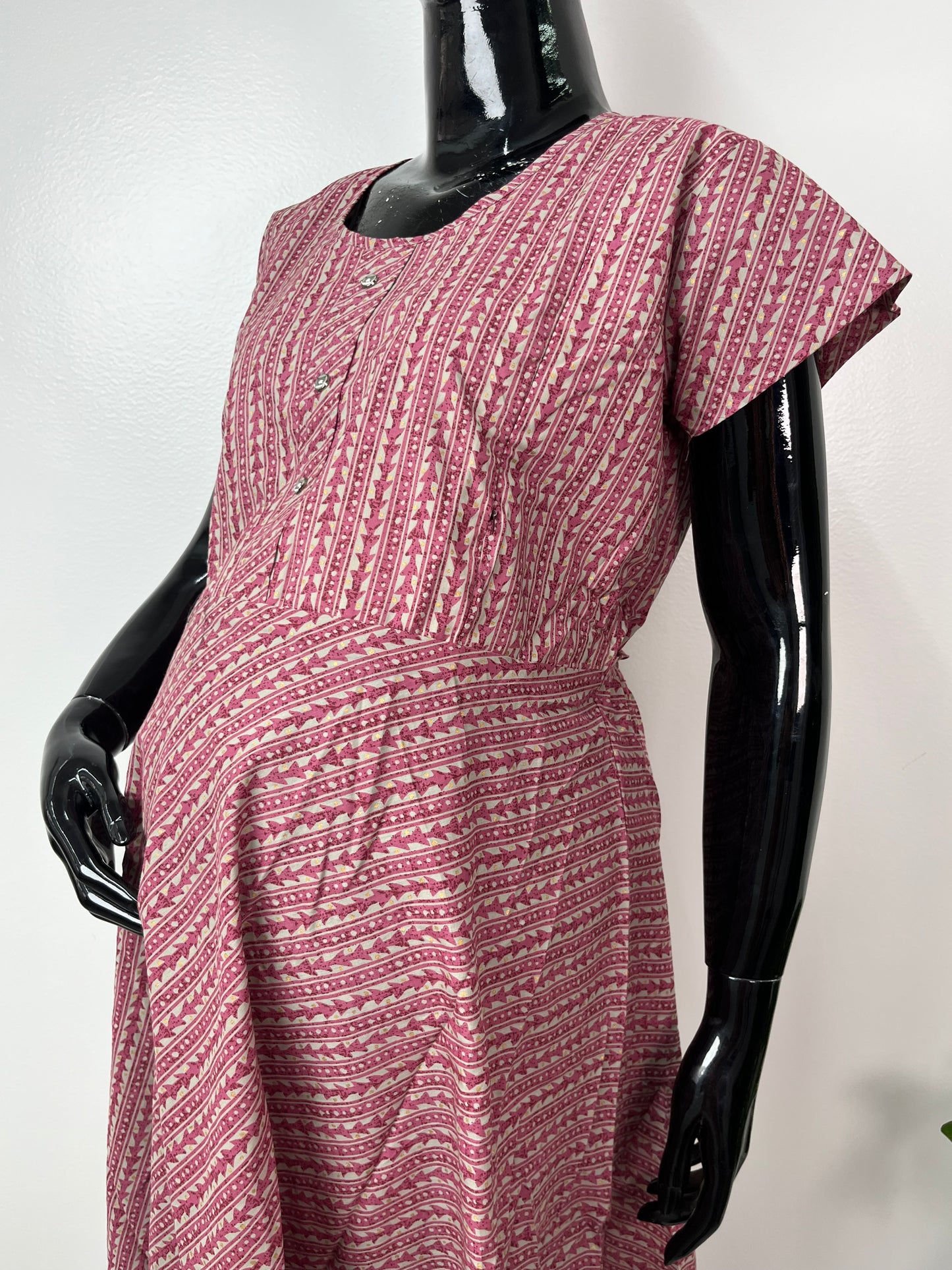Pink Maternity Pure Cotton Bliss Gown