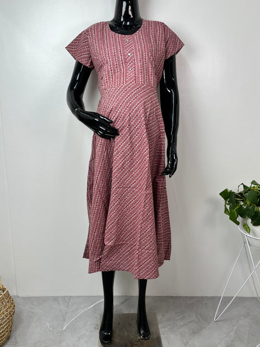 Pink Maternity Pure Cotton Bliss Gown