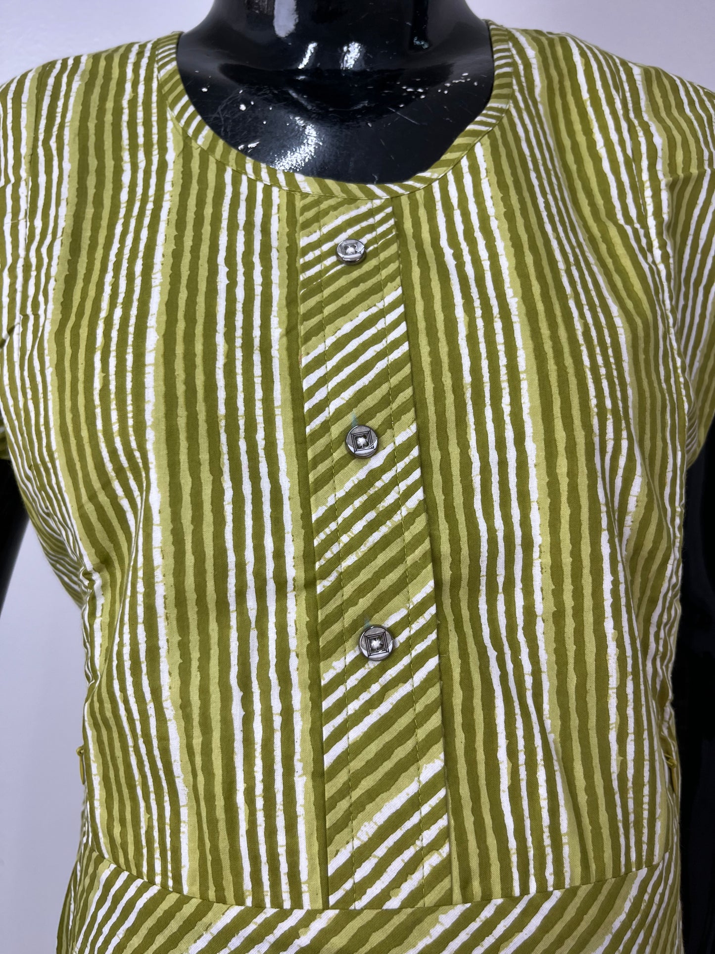 Pure Cotton Yellow Maternity Gown for Women