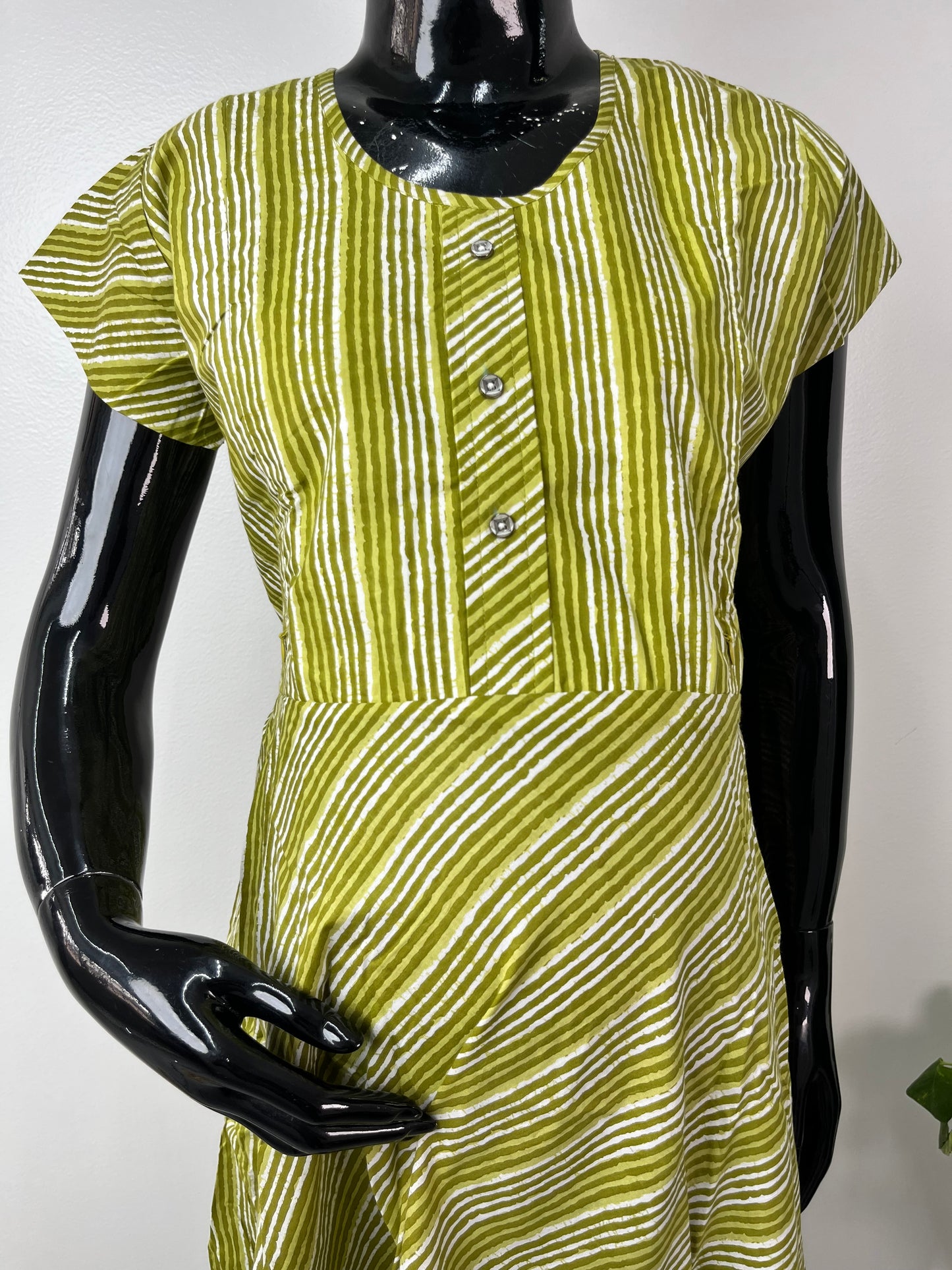 Pure Cotton Yellow Maternity Gown for Women