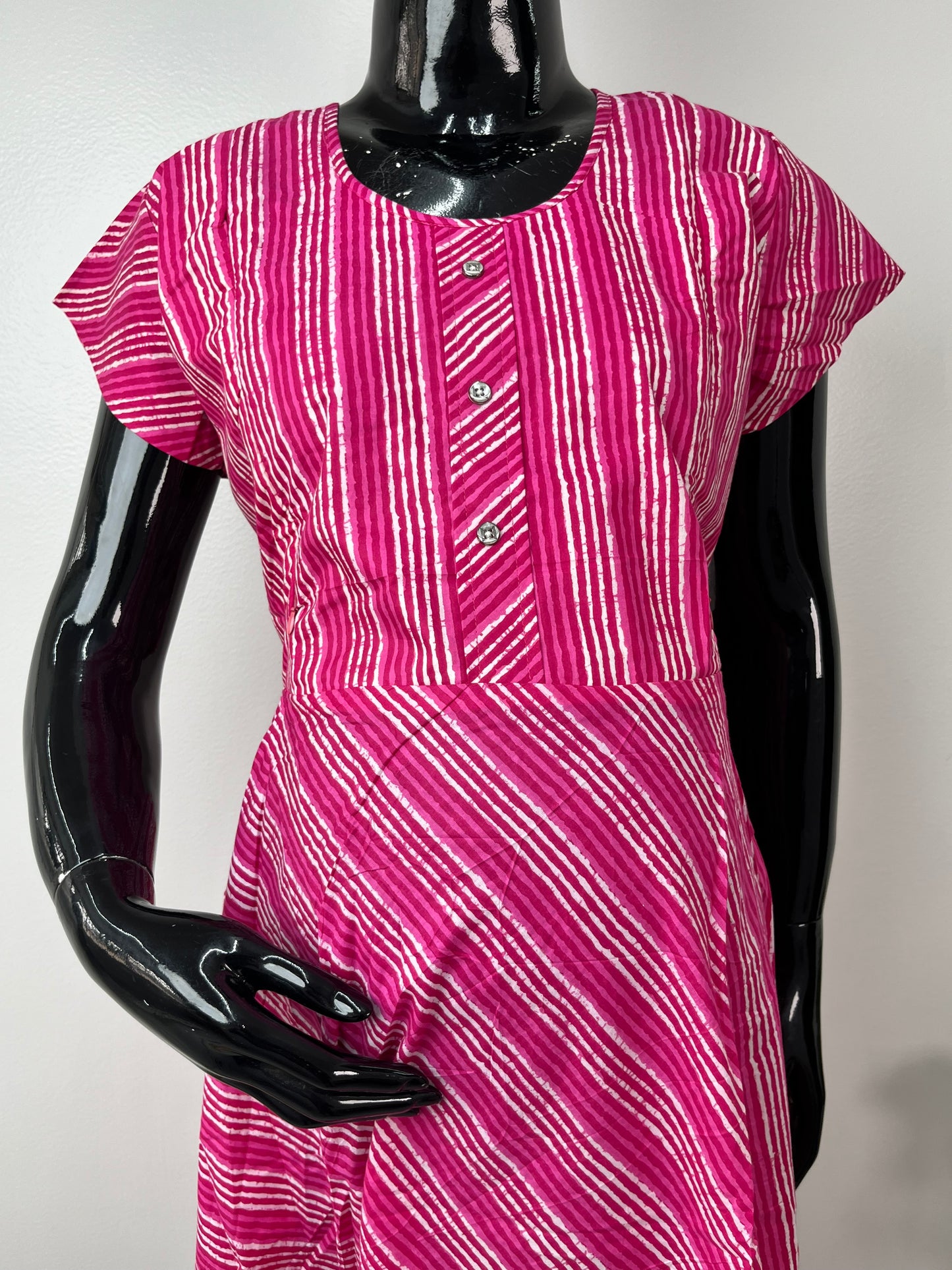 Comfort and Care Pink Pure Cotton Maternity Gown