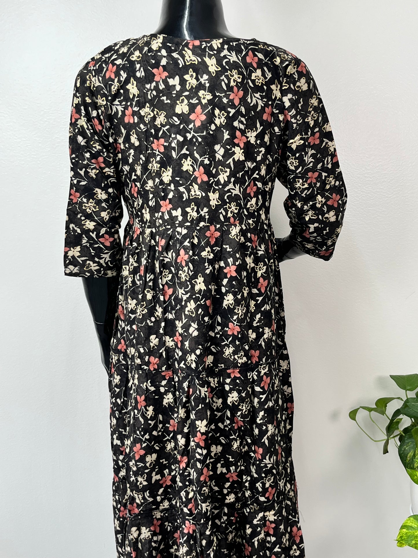 Black Maternity Rayon Bliss Gown