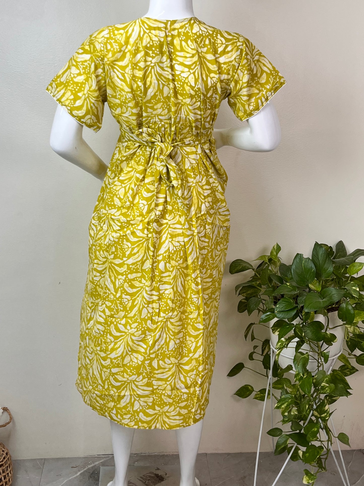 Premium Comfort Pure Cotton Maternity Gown