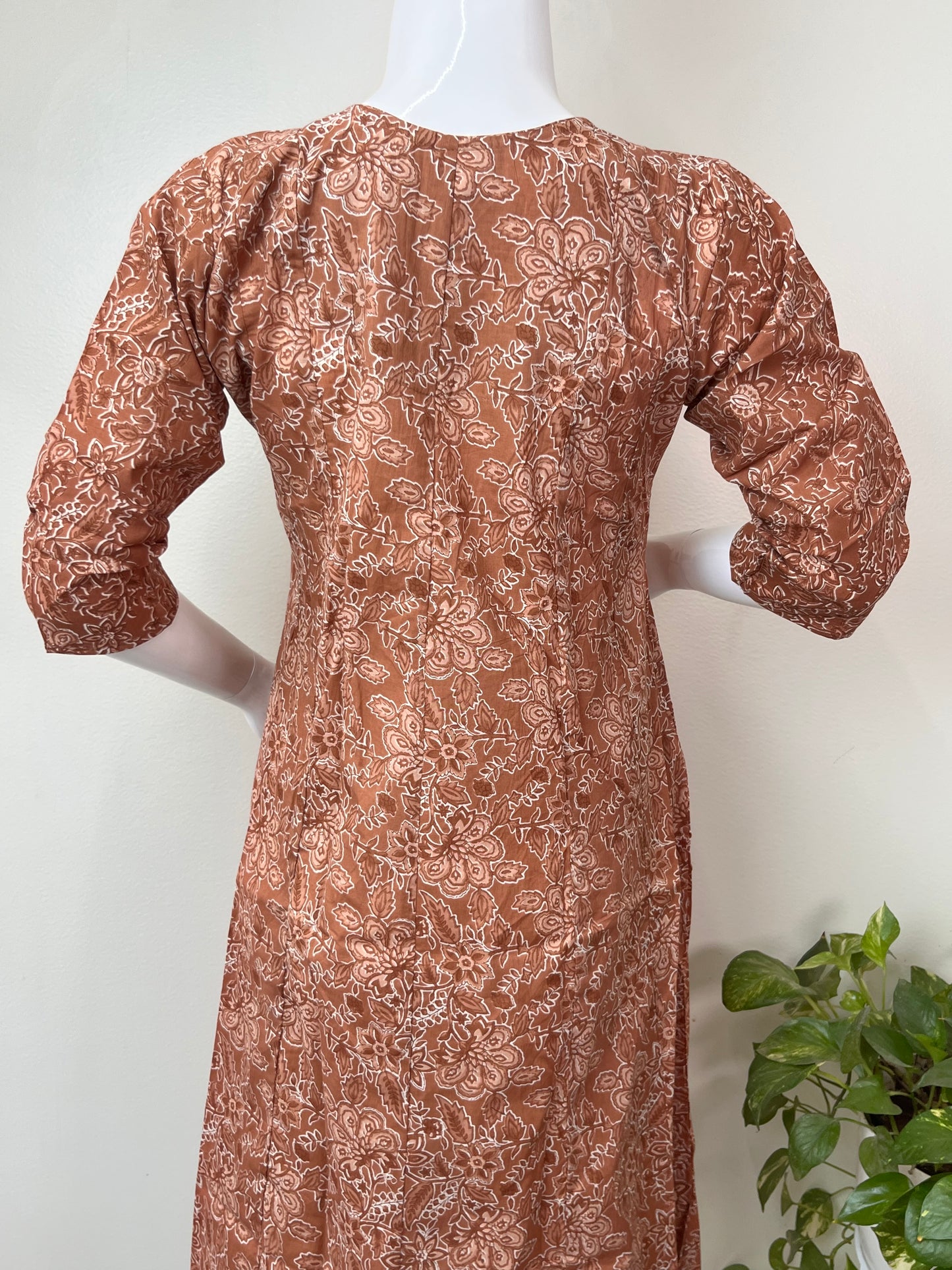 Women's Maternity Pure Cotton Kurti with Relaxed Fit