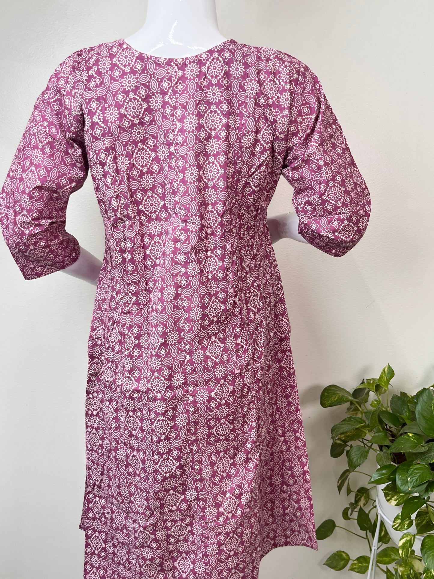 Women's Pure Cotton Maternity and Nursing Kurti