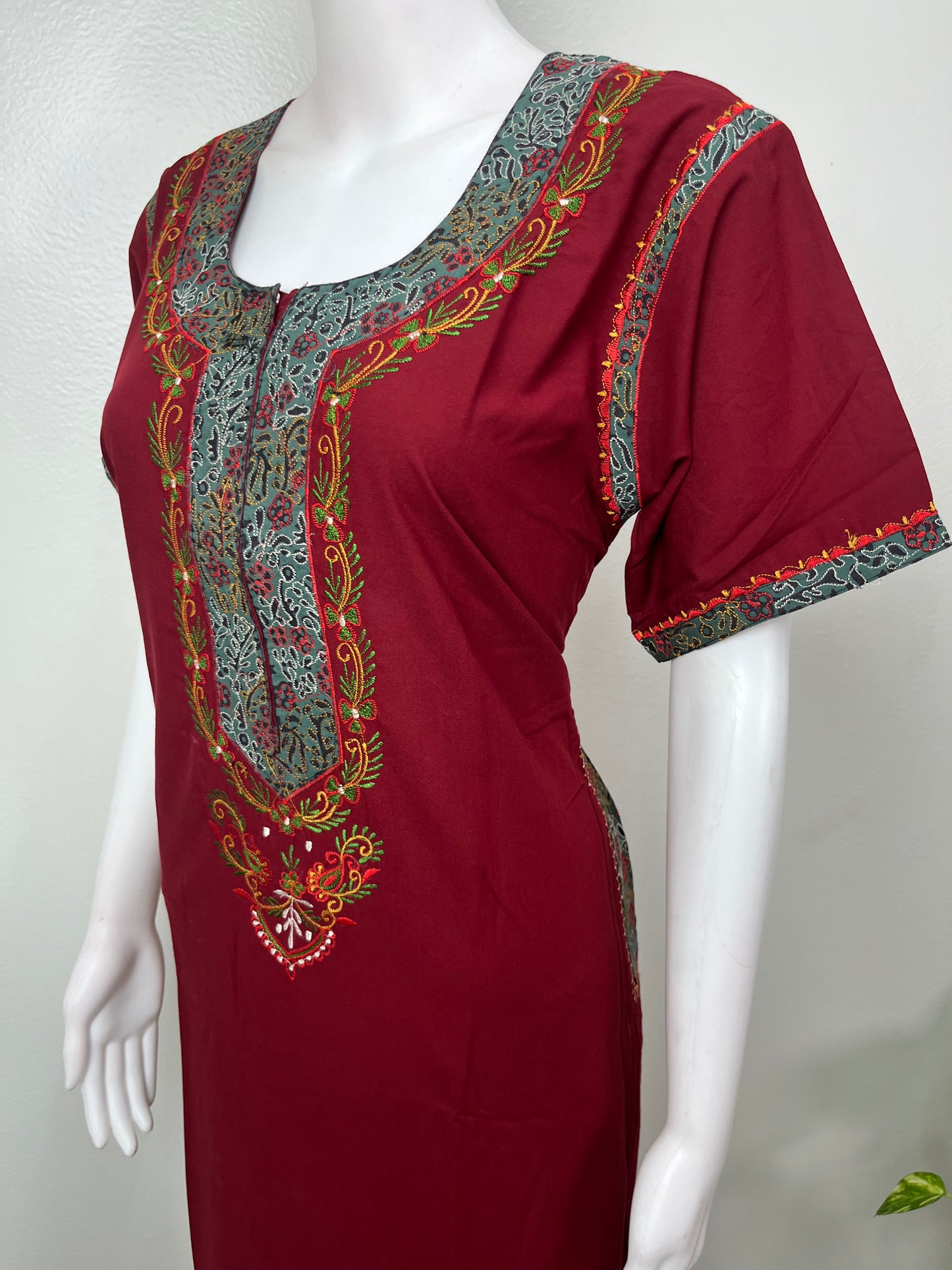 Maroon Soft & Stylish Bizzylizzy Nighty