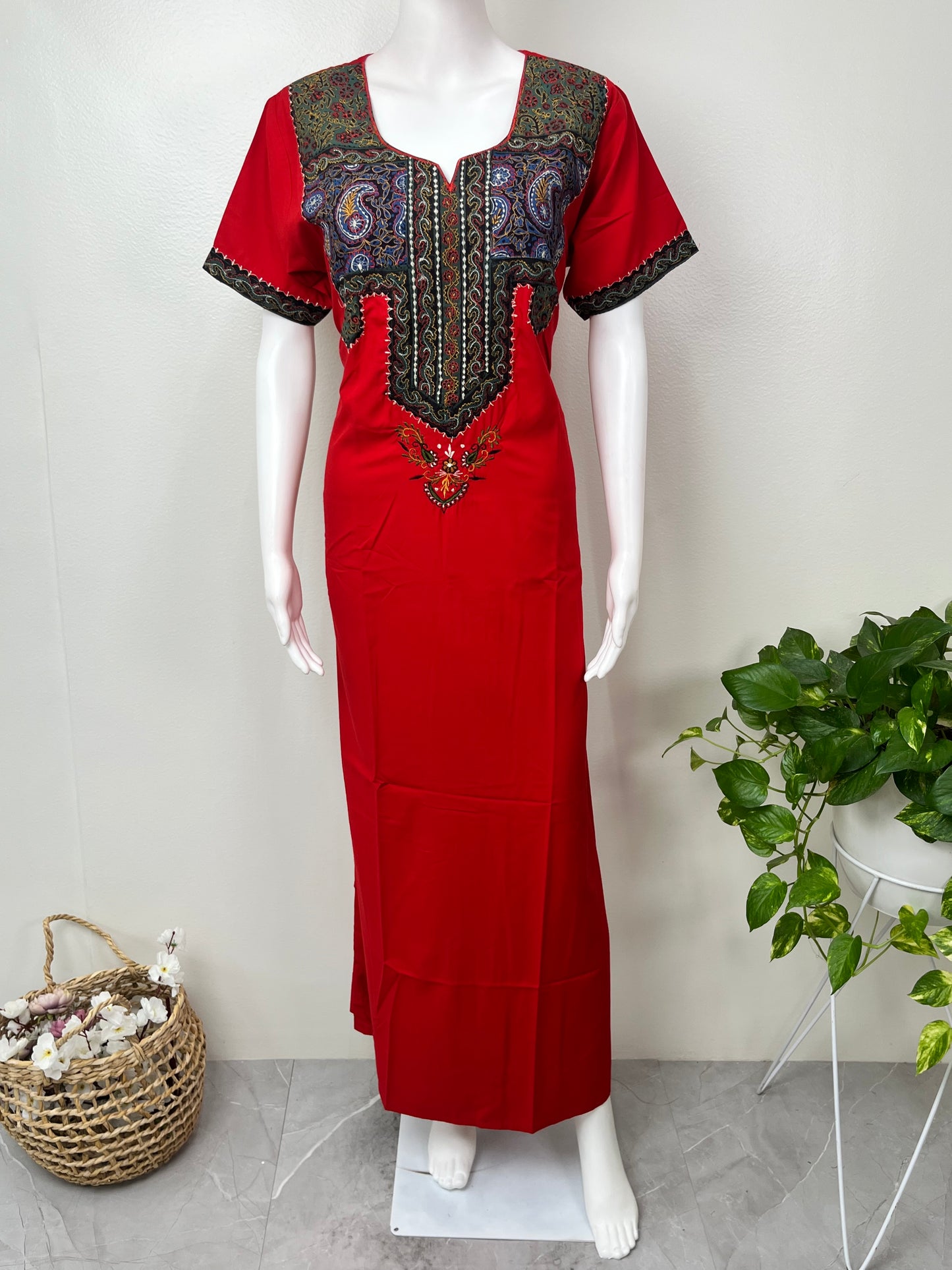 Crimson Red Classic Charm Bizzylizzy Nighty