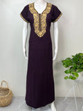 Purple Timeless Embroidered Bizzylizzy Nightgown