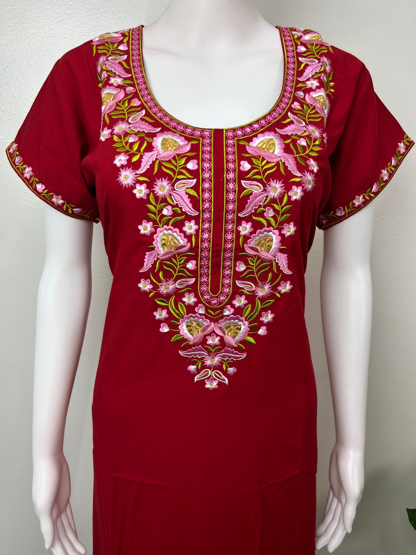 Red Elegant Comfort Bizzylizzy Nighty