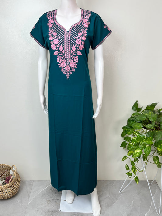 Teal Soft & Stylish Bizzylizzy Nighty