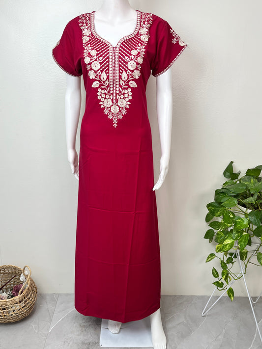 Red Elegant & Comfort BizzyLizzy Nighty