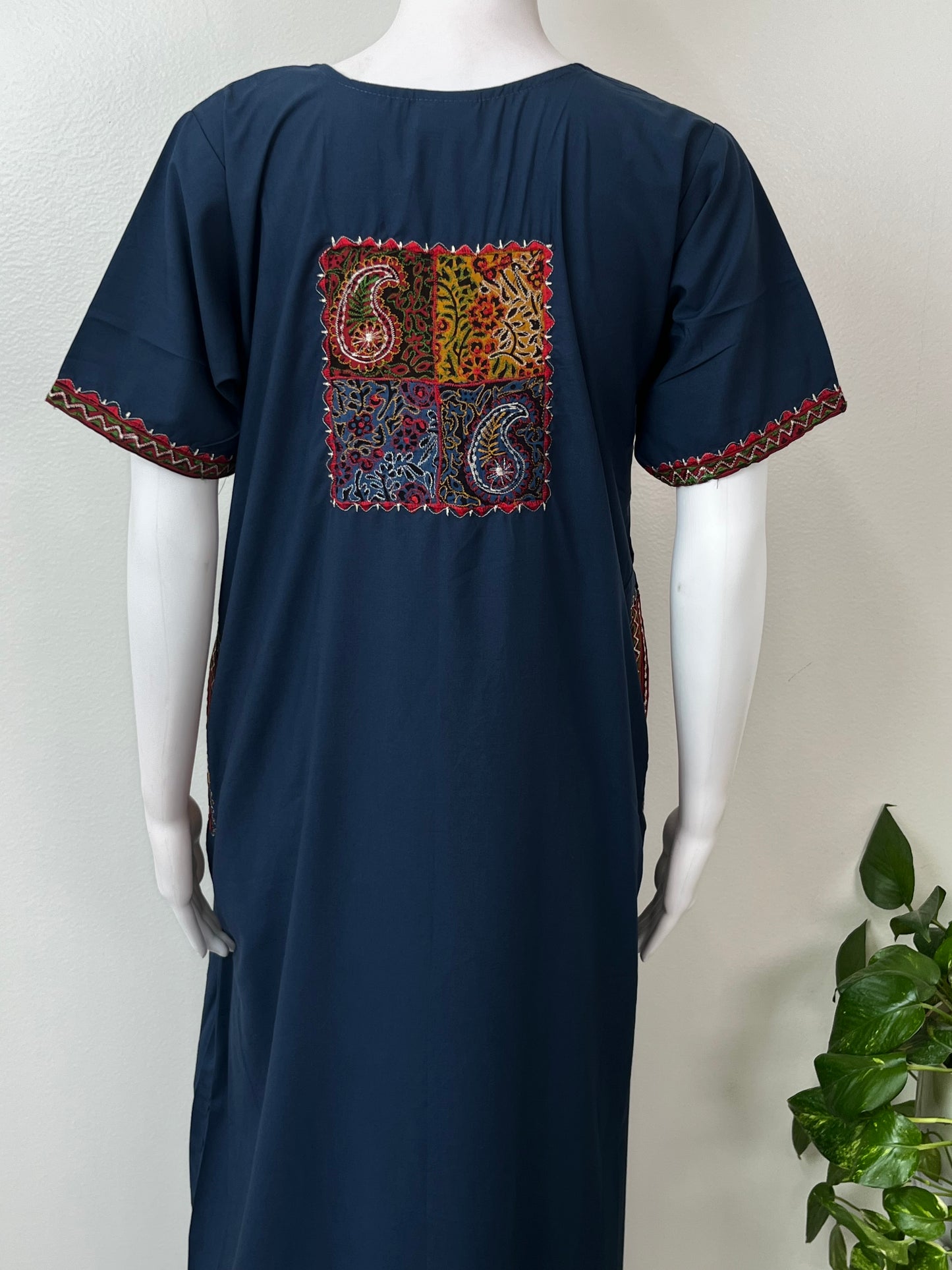 Teal Timeless Embroidered Bizzylizzy Nightgown